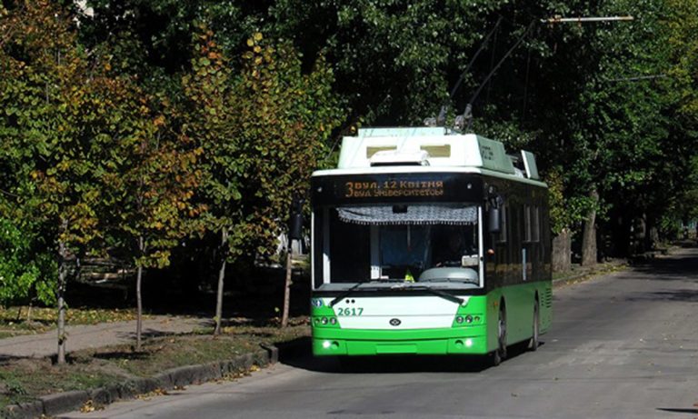 У Харкові з 8 вересня змінять рух двох тролейбусів