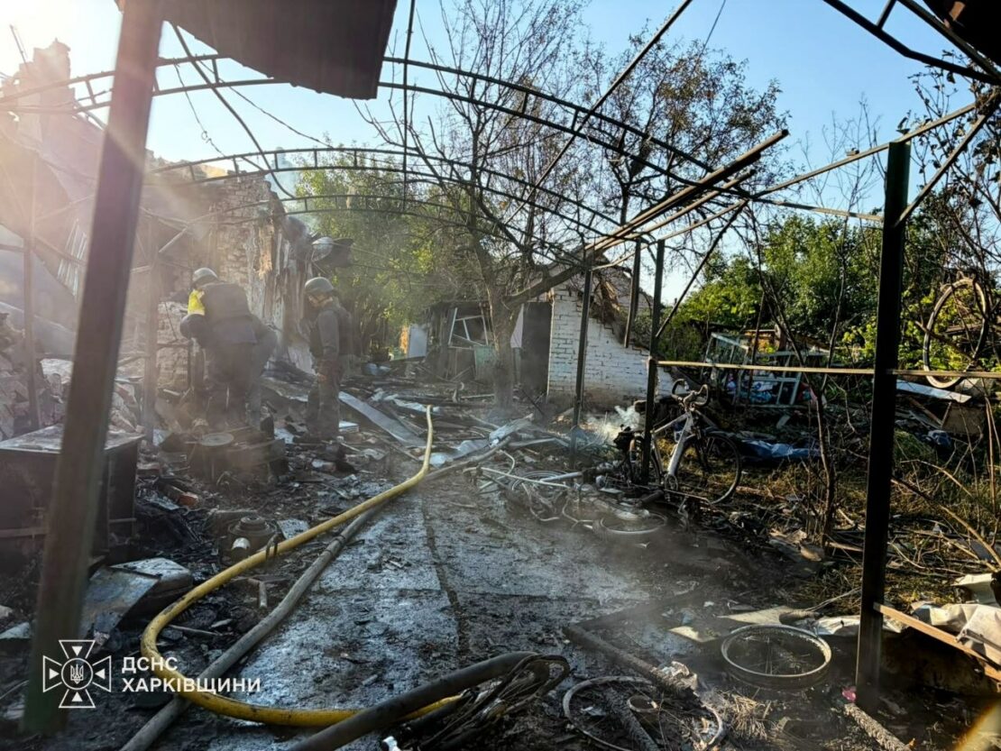 Рятувальники на місці події в Катеринівці