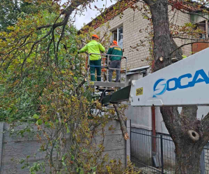 У Харкові тривають роботи з ліквідації наслідків негоди (фото)