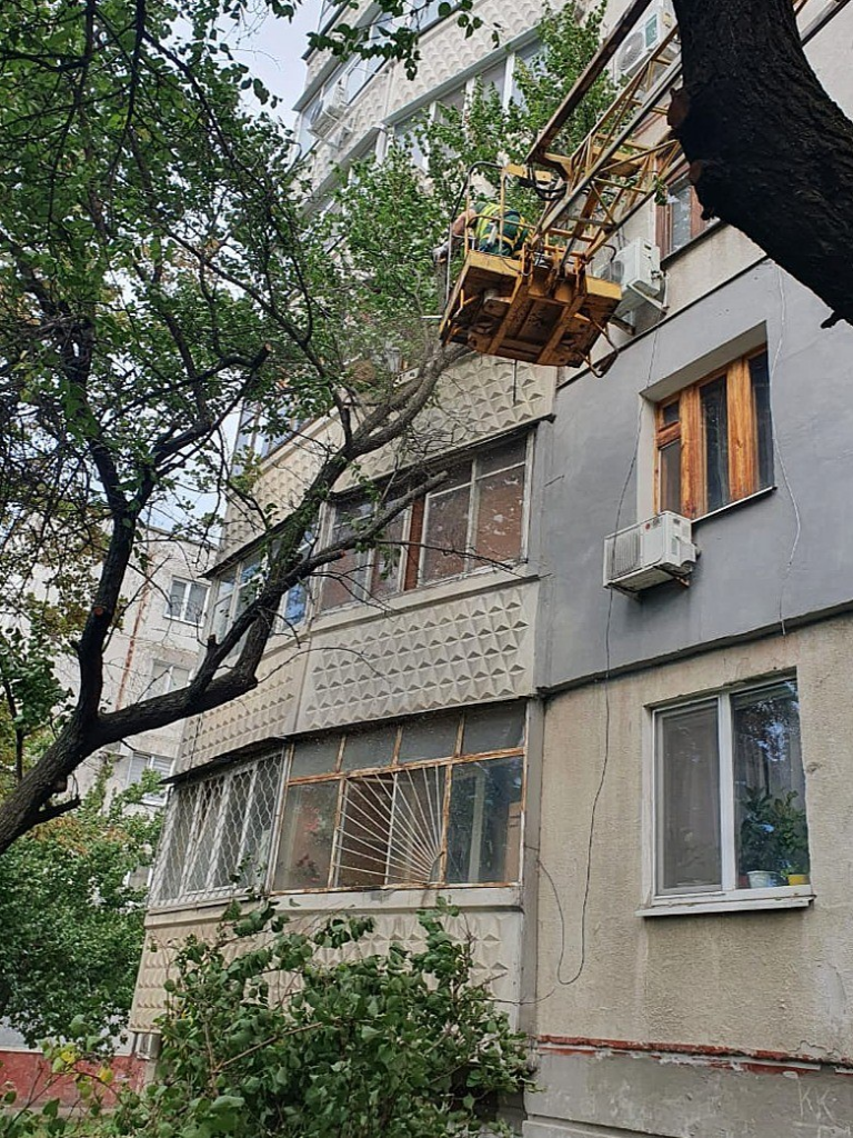 Облаштування місць, постраждалих від негоди