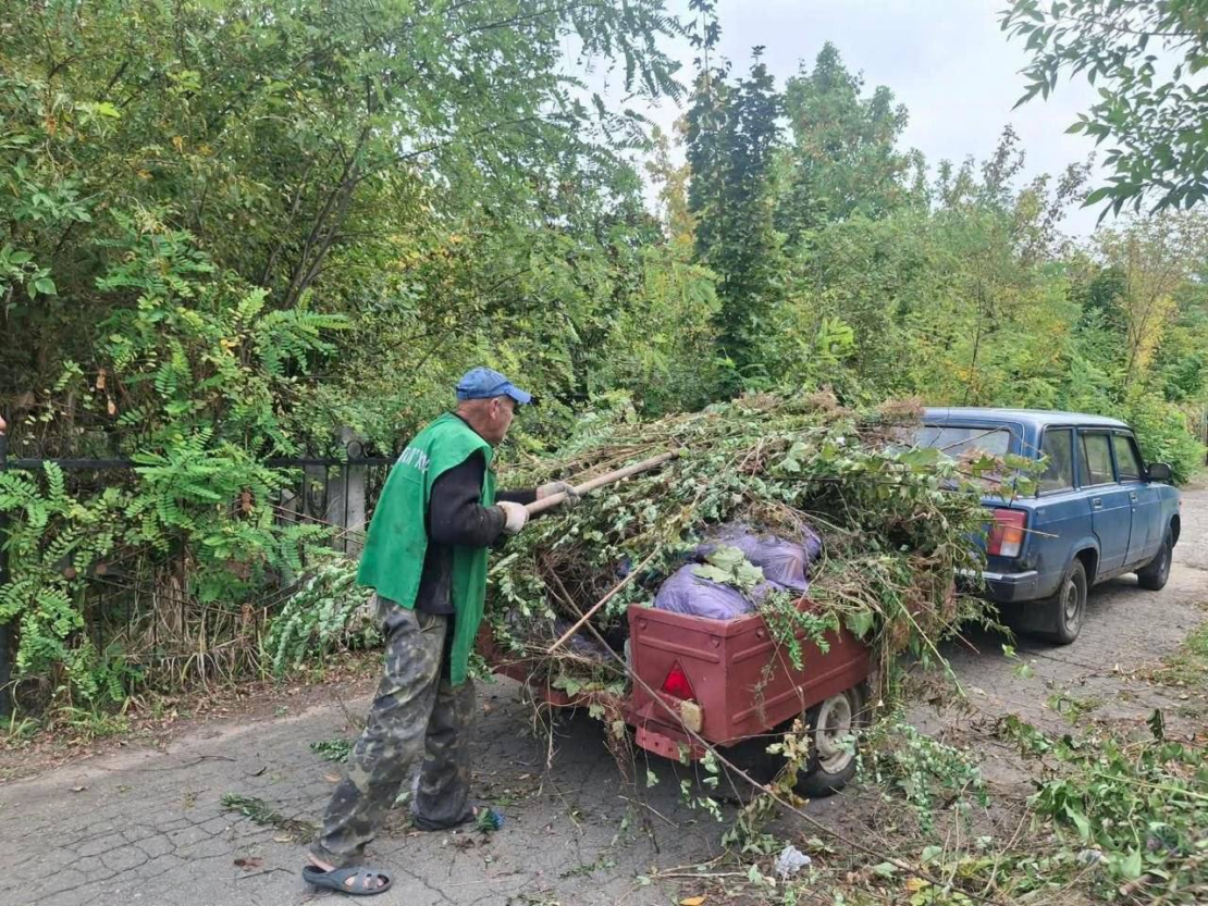 Прибирання та догляд на кладовищі