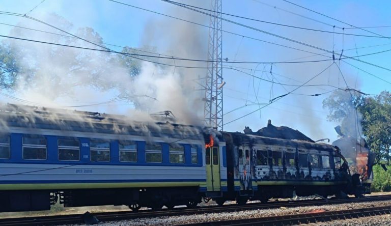 Удар російського «Шахеда» по потягу Харків — Ізюм: шестеро поранених