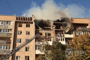 12 жовтня вранці російські дрони завдали Харкову масованої атаки