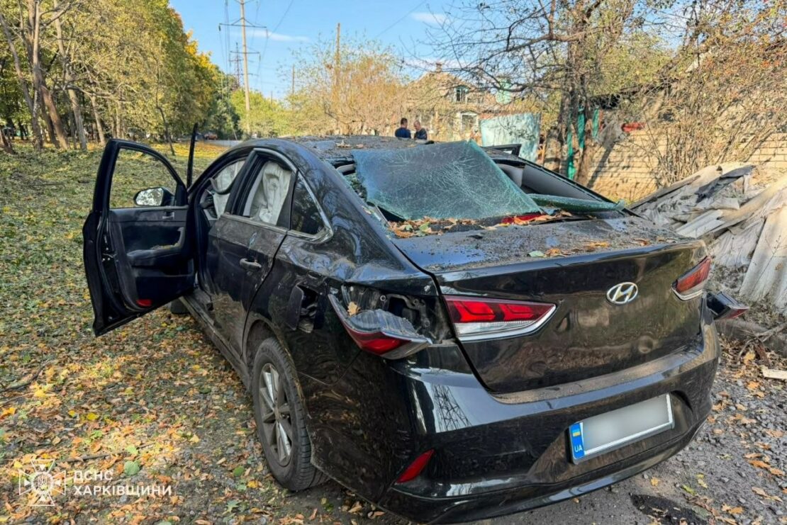 Пошкоджені будинки в Чугуєві