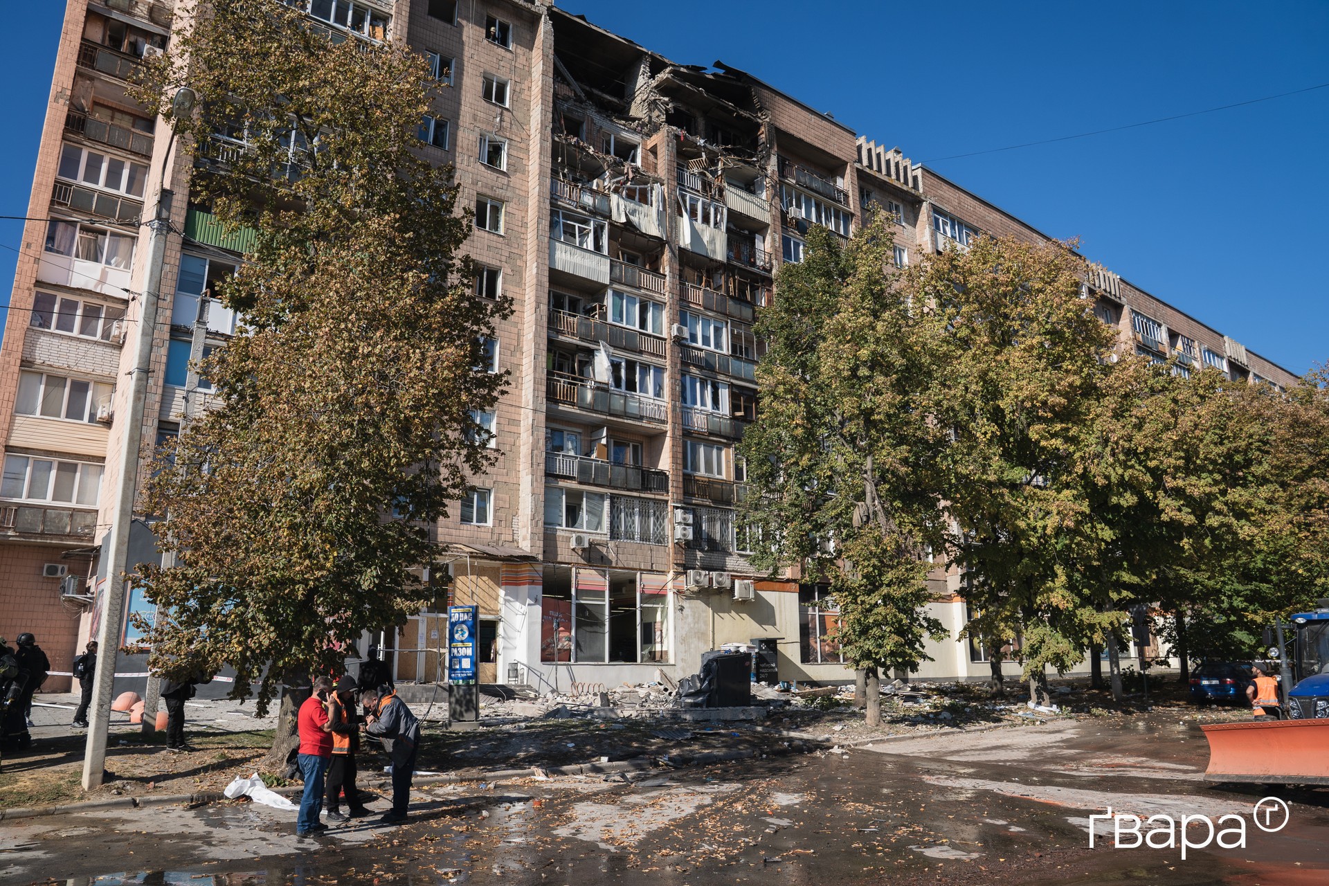 Київський район Харкова зазнав п'яти ударів з боку Росії