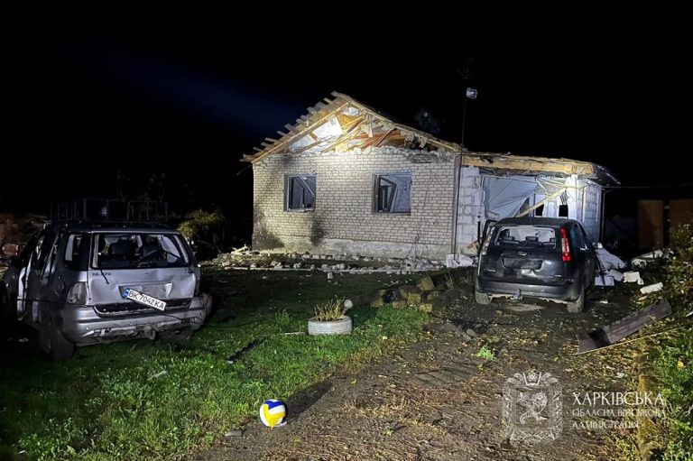 Обласна військова адміністрація повідомила про пошкодження в Харкові й на Харківщині внаслідок вогневих ударів за останні 24 години