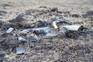 Під час обстрілу Ізюма одна особа дістала поранення