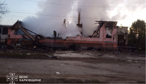Пізньої ночі противник обстріляв Ізюм — світлини