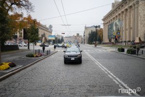 Світлини з Харкова: автомобільна колона вшанувала пам'ять семи полеглих воїнів 113-ї окремої бригади територіальної оборони