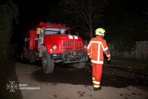 У Харківській області через атаки з боку Росії спалахнули загоряння