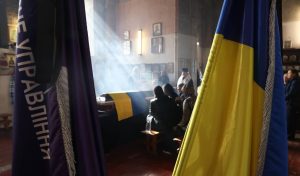 У Харкові провели в останню путь поліцейського, загиблого під час служби на Куп'янщині