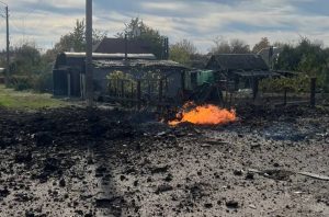 У місті Лозова внаслідок вогню поранено шість осіб