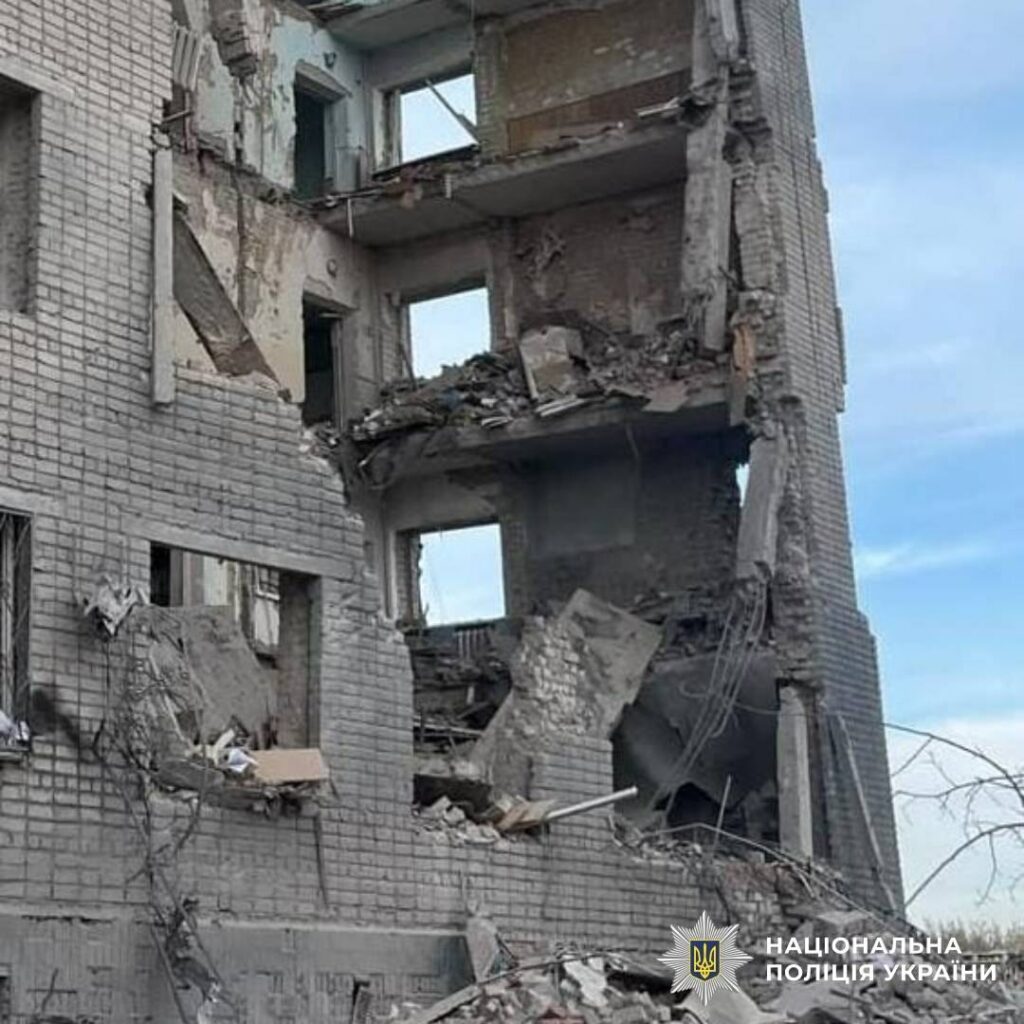 Наслідки удару в Ізюмі