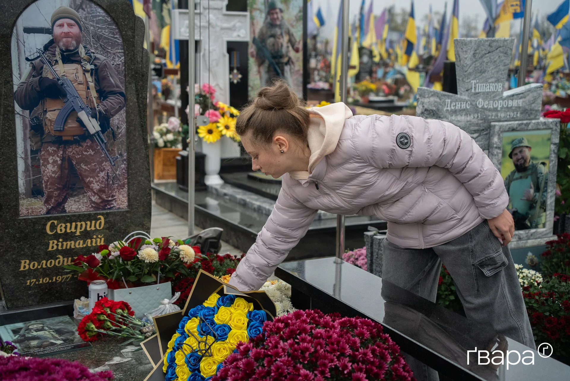 зображення до посту: У Харкові провели автопробіг на честь сімох загиблих бійців 113-ї бригади ТрО — фото